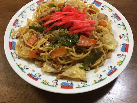 野菜たっぷり⭐焼きそば〜お袋の味〜